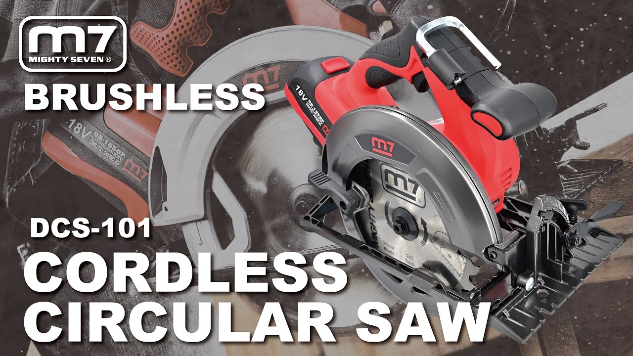 M7 Cordless Brushless Circular Saw DCS-101 - YouTube