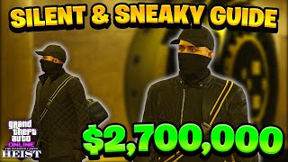 2 Player Casino Heist Silent \& Sneaky Step By Step Walkthrough (GTA Online Diamond Casino 2023)