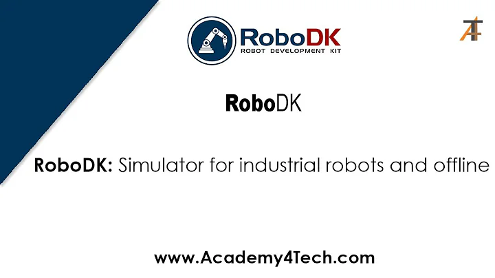 RoboDK from scratch : Pick and place