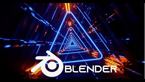 BLENDER- SIMPLE SCI-FI TRIANGLE ANIMATION IN EEVEE RENDER