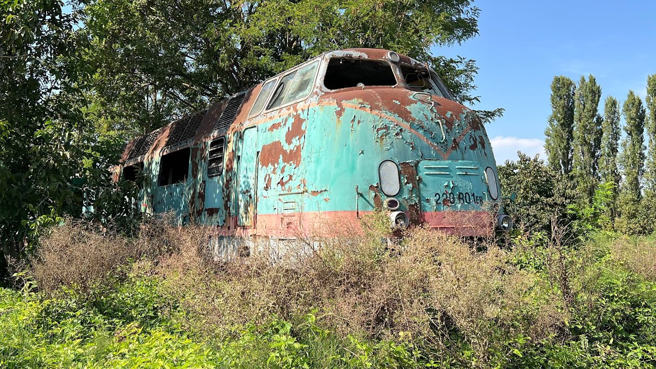 IL CIMITERO DEI TRENI DIESEL… SERMIDE (MN)