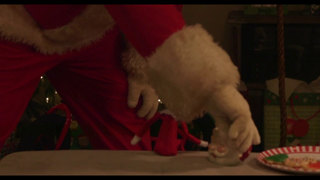 Santa and Elf on a Shelf Caught on Video Camera - like Christmas Chronicles.