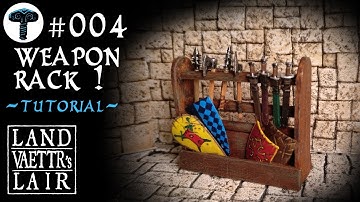 Weapon Rack for Tabletop RPG - Tutorial -