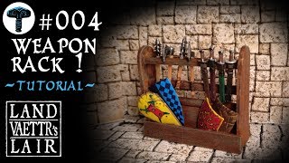 Weapon Rack for Tabletop RPG - Tutorial -
