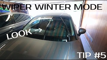 2015 Audi A3/S3/RS3 Tip #5 | Windshield wiper winter mode