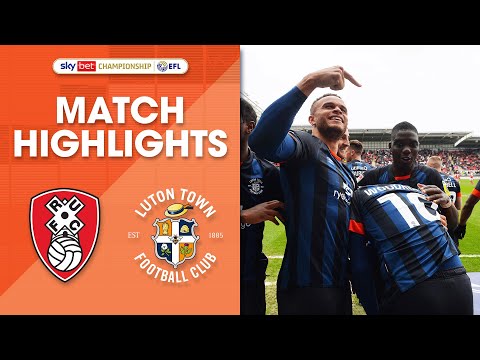 Rotherham United 0-2 Luton Town | Championship Highlights