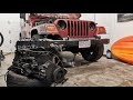 HOW TO REPLACE A ENGINE JEEP TJ 1999