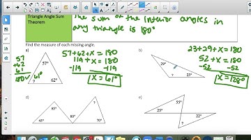 10.1 Classifying Triangles
