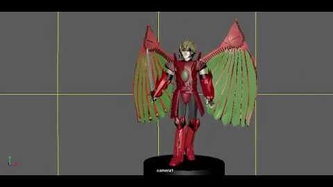 The Legend of Dragoon - 3D Dart Feld Turntable Animation