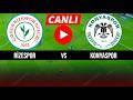 🔴 RİZESPOR - KONYASPOR MAÇI CANLI İZLE | eFootball 21 Türkçe Oyun