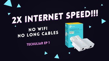 2X internet speed! No long cables needed | Techuliar EP1 - Powerline Adapters | Hardware Sugar