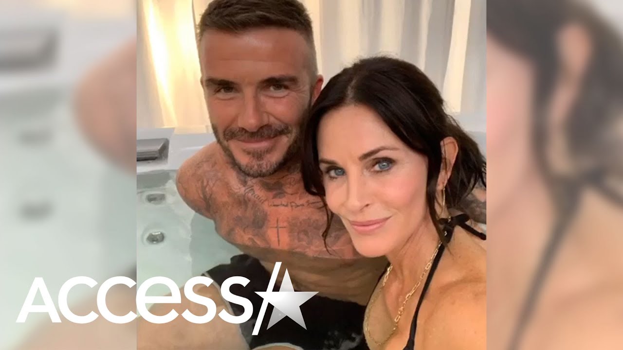 Courteney Cox And David Beckham Share A Steamy Jacuzzi Together - Find Out Why!