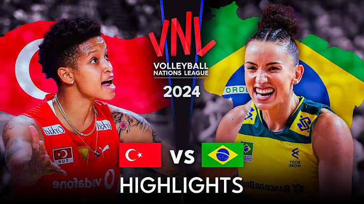 🇹🇷 TURKIYE vs BRAZIL 🇧🇷 | Highlights | Women's VNL 2024