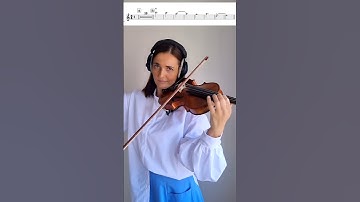 Thumbnail of easy song for violin #violincover #backingtrack #aleksandrasviridova