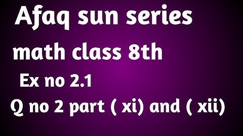 math class 8th Ex no 2.1Q no 2 part  (xi ) and( xii) find square root by division method