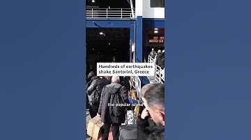 More than 200 earthquakes shake Santorini, Greece