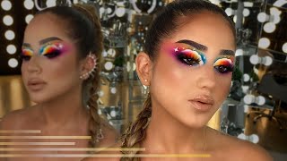 Rainbow makeup tutorial / Maquillando a la Yise - JUANHERNANDEZMAKEUP