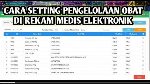 Cara Penggunaan Epuskesmas Untuk Pengelolaan Gudang Obat, Apotek dan Obat di Puskesmas