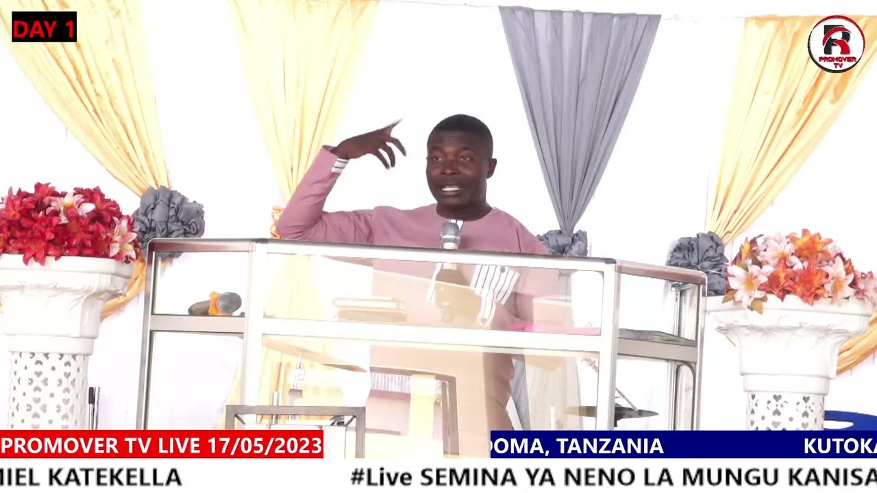 #Live Day1 SEMINA YA NENO LA MUNGU KANISA LA PAG DCC-SABASABA DODOMA. MNENAJI MCH AMIEL KATEKELLA.