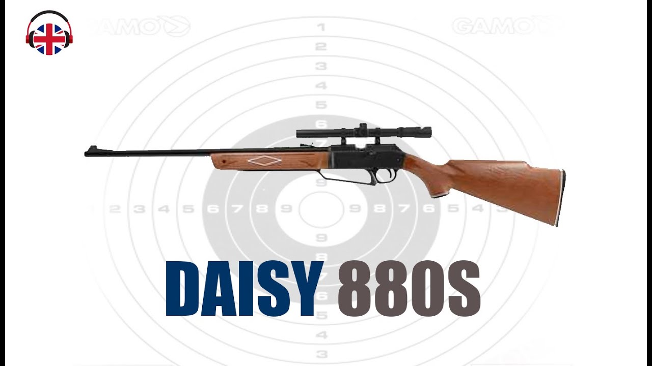✅ Daisy 880S - BB gun (lead and steel BBs)