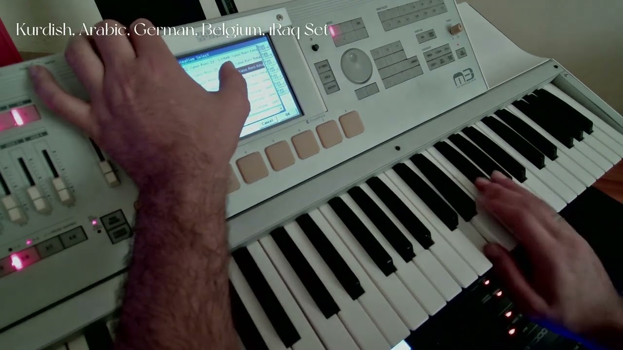 KORG M3 KURDİSH ARABİC GERMAN BELGİUM SET ALL SOUND KRONOS CONVERT 180€