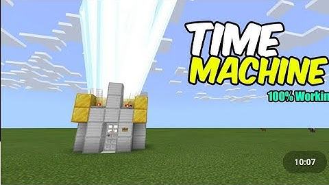 HOW TO MAKE TIME MACHINE IN MINECRAFT 100% WORKING TRICK | FACT GMR ADI |#minecraftshorts #short