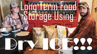 How to Store Bulk Dry Goods with DRY ICE!!!