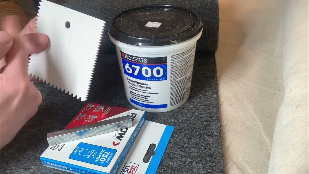 What type carpet adhesive to use for installing bunk carpet YouTube