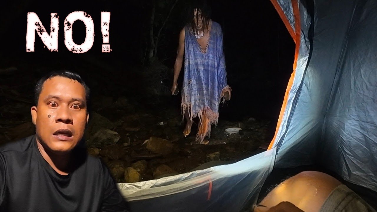 🔴taong aswang ang nasagupa ko dito|  a fierce ghost disturbed my camping*