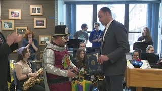 Kenmore East honors its Grammy-nominated high school band director