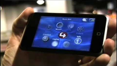 Control4 iPhone/iPod Touch Interface