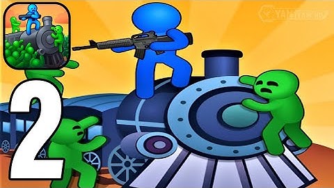 Train Defense: Zombie Survival - Gameplay Walkthrough Part 2 Defeating the Zombies (Android,iOS)