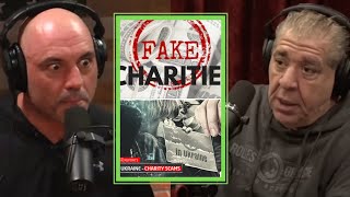 Joe Rogan & Joey Diaz -  Big SCAMS Covered as Charities! Only 7% Of The Money Being Donated!! News