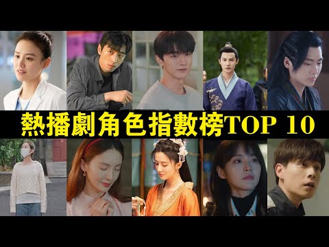 2022熱播劇角色指數榜TOP 10，《嫣語賦》喬欣第五、《鏡雙城》鄭業成第四，冠軍霸佔熱搜榜！
