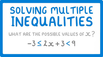 GCSE Maths - Solving Algebraic Inequalities with 2 Inequality Signs (Inequalities Part 3)