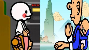 [Rhythm Heaven Custom Game] Munchy Monk ~ Story (Megamix + Fever)