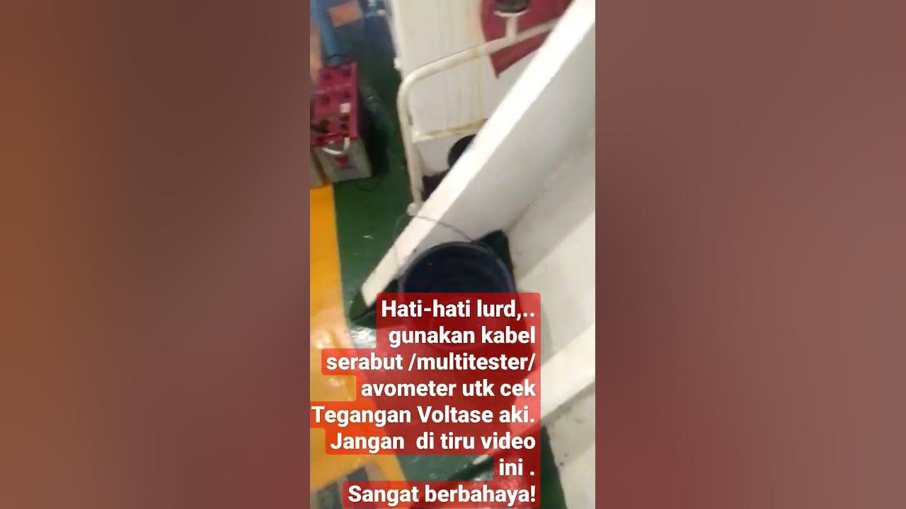 Detik-detik aki meledak!! gegara salah alat dalam pengecekan tegangan