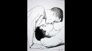 Gay Art. Gay Drawings. Schwule Kunst.
