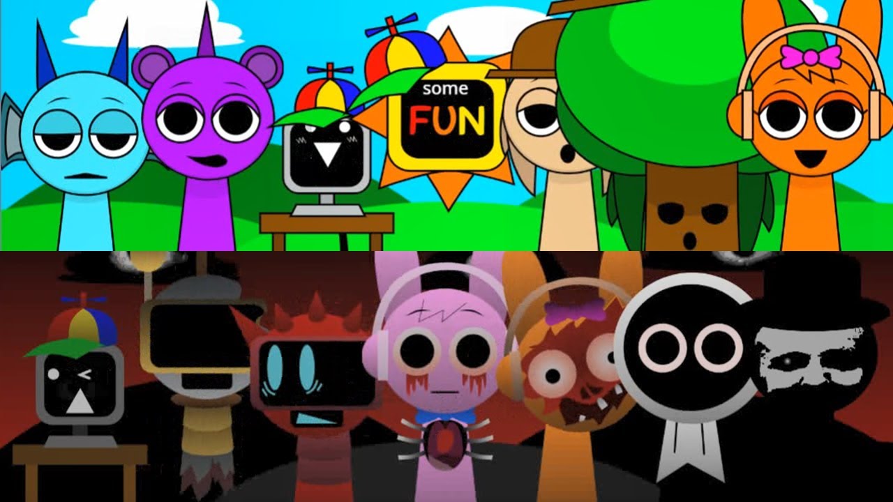 Sprunki but SWAPPED Characters 41 🫨 Solar-Powered Mr. Fun Computer ...