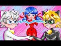 Will ladybug choose catnoir or cat blanc   love story animated  annie cartoon compilation