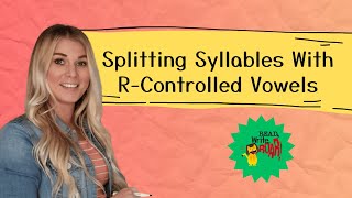How to Divide Syllables With R-Controlled Vowels | Read, Write, ROAR! R Controlled Syllable Division