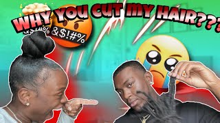Cutting my brother dreads while sleep prank!!! (Gone extremely wrong) MUST WATCH!!!!!