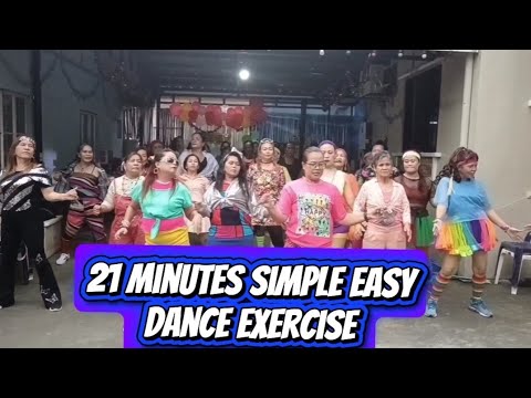 21 Minutes Simple Dance exercise for everyone / dance fitness workout ...