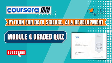 Coursera: IBM | Python for Data Science, AI & Development | Module 4 Graded Quiz
