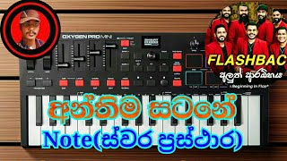 Anthima Satane Song Notation(ස්වර ප්‍රස්ථාර)Free   Harsha Madhuwansa music තුළින් screenshot 5
