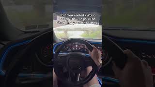 Atleast slidin turns is fun subscribe @dredog2004 for more content #cars #challenger #srt #392 #v8