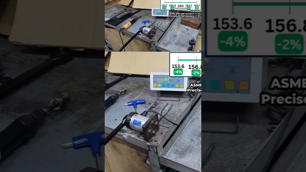 How to set torque wrench to 160 ft lbs