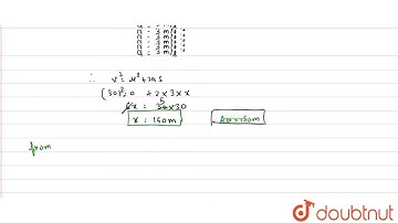 A motor car car starts from rest and accelerates uniformly for `10 s` to a velocity of `