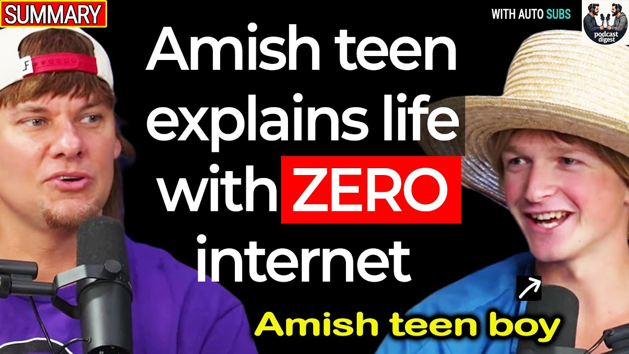 Amish Teen Timothy Explains Life With ZERO Internet, Language, Gender Roles, Rumspringa | Theo Von