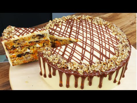видео: Домашний сметанный торт с курагой, черносливом и кремом - чиз.Как приготовить такой торт без миксера